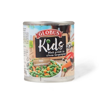 Grasak kids sa sargarep.Globus 200g