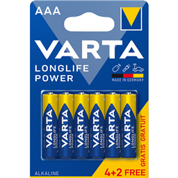 Baterija alkalna LL Power LR03 4+2 Varta