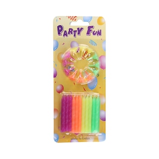 Svecice rodjendanske fluo Party Fun