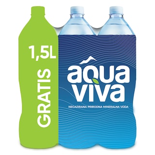 Min.voda NG Aqua Viva 5x1.5l+1gratis