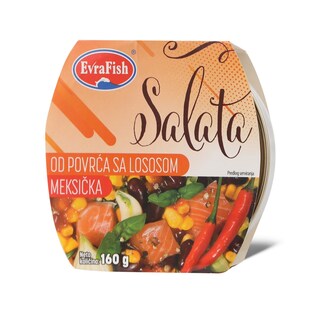 Meksicka salata povr.losos EvraFish160gr