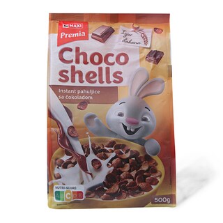 Choco shells pahuljice Premia 500g