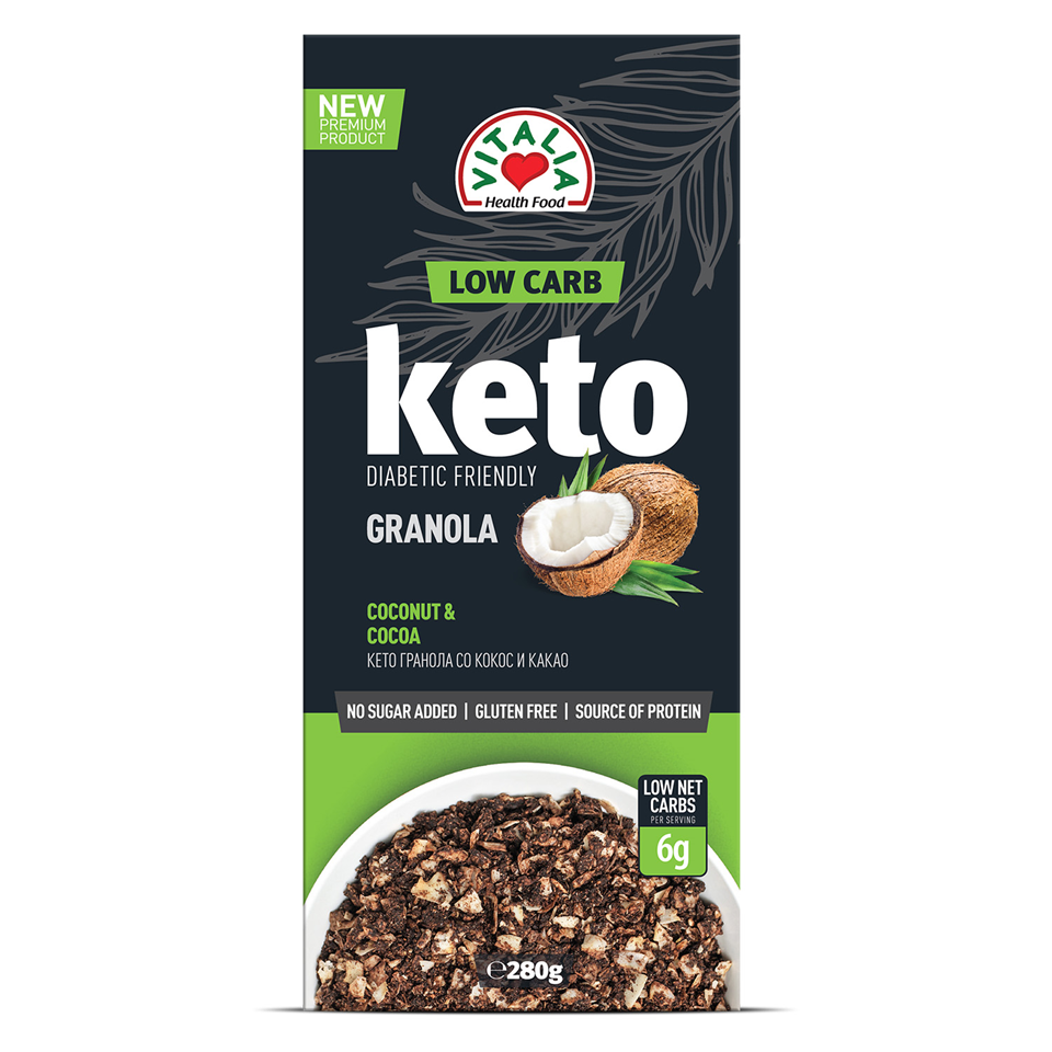 Muesli Gr. orah&cimet Vitalia Keto280g