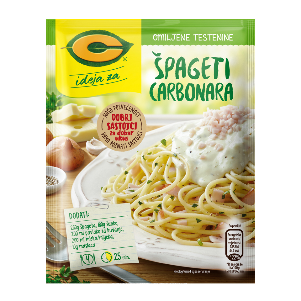 C Spageti Carbonara 34g