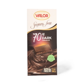 Cokolada 70% kakaa stevia Valor 100g