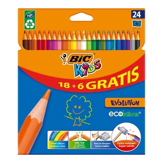 Bojice kids evolution Bic 18+6 gratis
