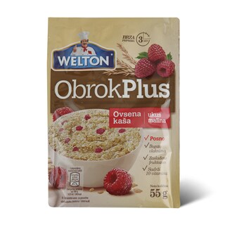 Ovsena kasa malina Obrok Plus 55g