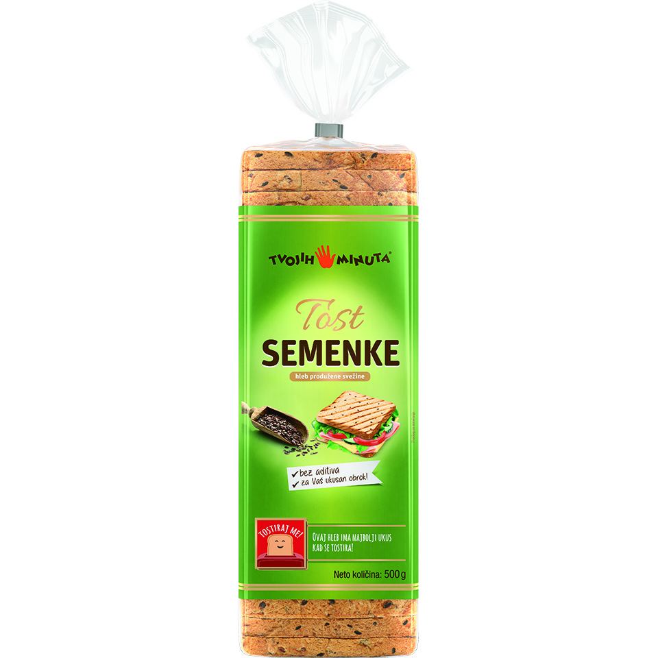 Tost sa semenkama 500g