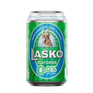 Pivo bezalkoholno Lasko limenka 0.33l