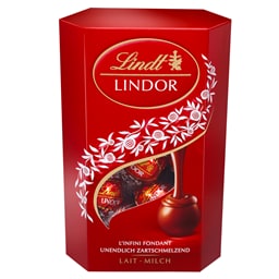 Bombonjera Cornet Milk Lindor 200g