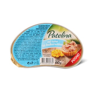 Patelina od tune sa kukuruzom 60g