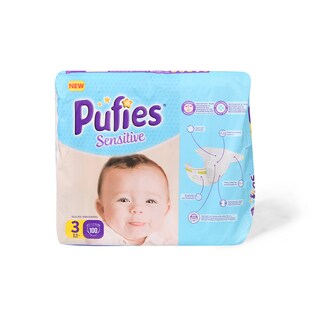 Pelene Pufies,3 big pack Midi 4-9kg, 100
