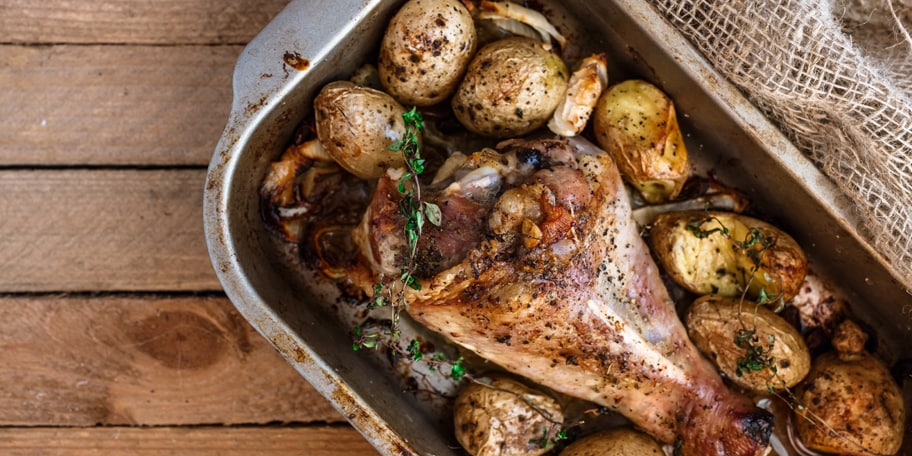 Ćureća noga sa krompirom