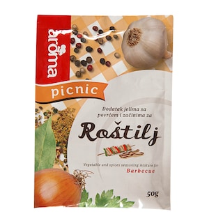 Dodatak jelima sa povrcem za rostilj 50g