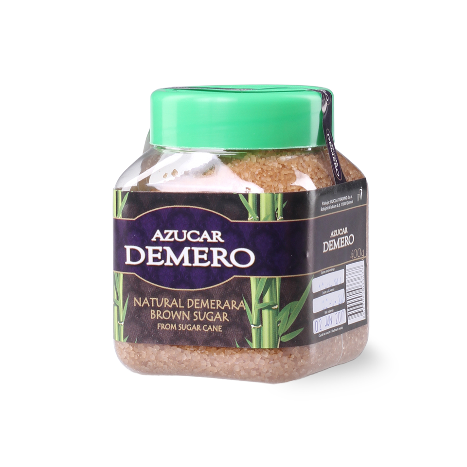Secer smedji Demerara tegla 400g