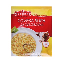 Supa govedja sa zezdicama Podravka 52g