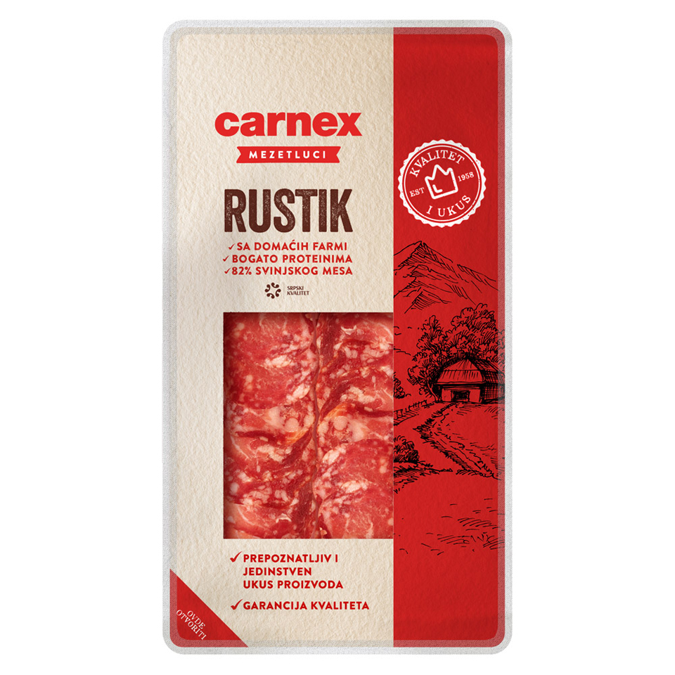 Rustik slice Carnex 100g