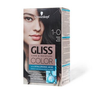Boja 1-0 intenzivno crno Gliss Color