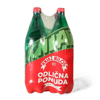 Min.voda gazirana Knjaz Milos 4x1,25l