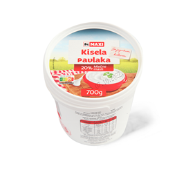 Kisela pavlaka 20%mm Maxi 700g