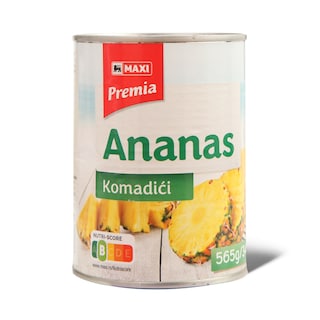 Ananas komadici Premia 565g