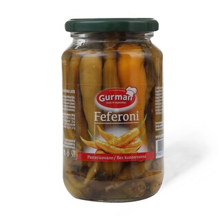 Feferoni pasterizovani ljuti Gurman 330g