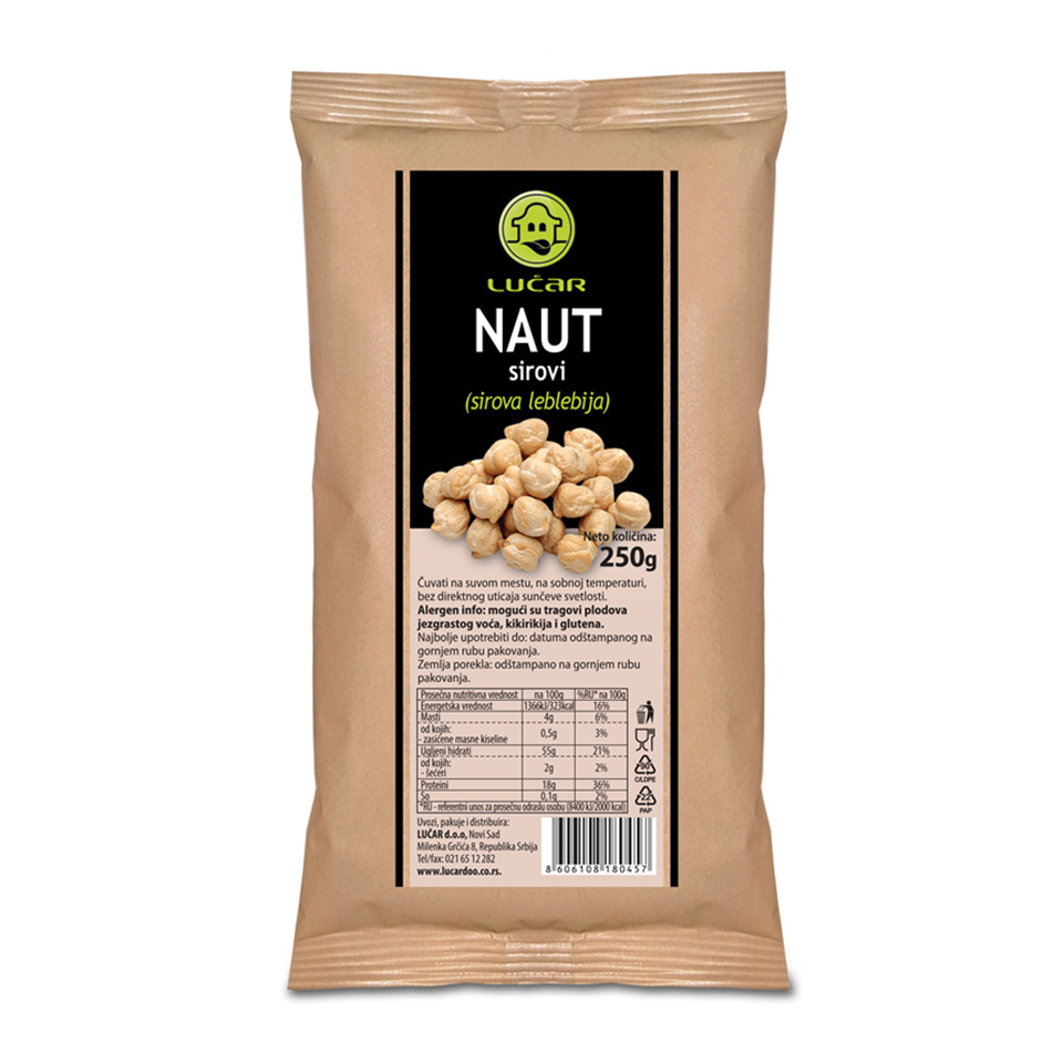 Leblebija sirova Naut Lucar 250g