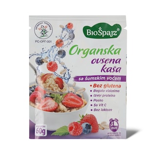 Ovsena kasa sumsko voce 60g BIO