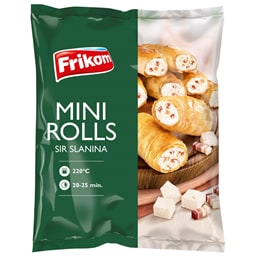 Smrz.mini rolls sir slanina Frikom 500g