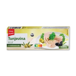 Tunjevina YF kom.u mas.ulju Maxi 3x80g