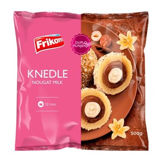 Smrznute knedle nougat-milk 500g