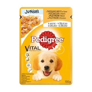 Hrana za pse kesa  Pedigree Junior 100g