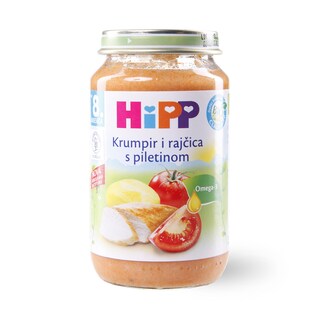Kasica Hipp paradajz,piletina 220g