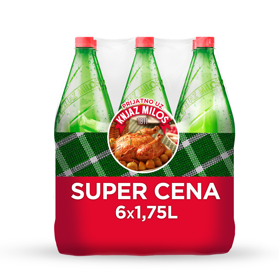 Knjaz Milos 6x1,75l promo pack