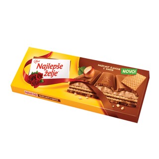 Cokolada NZ lesnik i vafel 250g