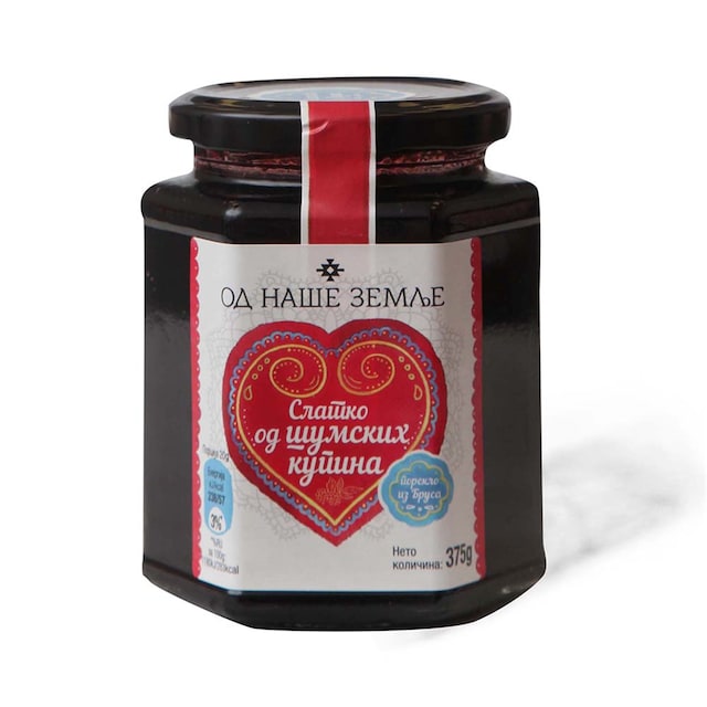 Od Nase Zemlje Slatko sumska kupina 375g