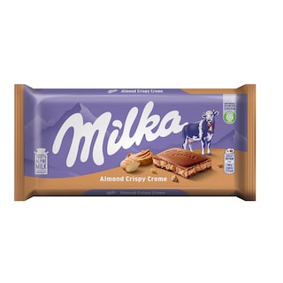 Cokolada almond crispy Milka  90g