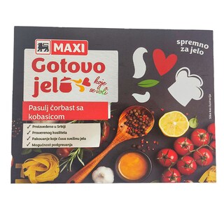 Pasulj corbast sa kobasicom 300g