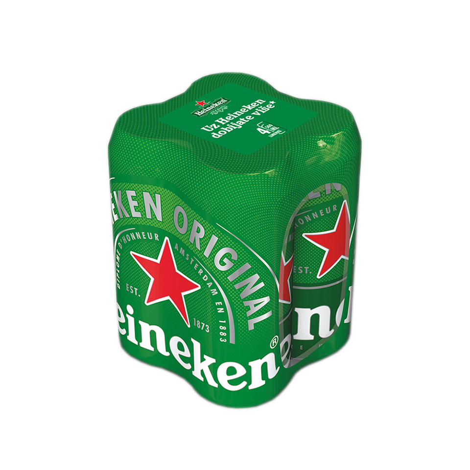 Pivo Heineken multipak 4x0.5l