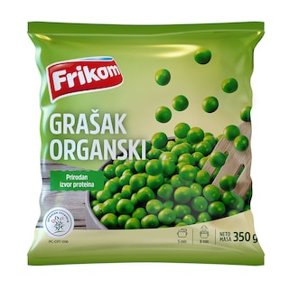 Smrznuti organski grasak Frikom 350g