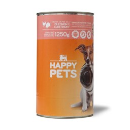 Hrana za pse/pilet.cur.Happy pets 1.25kg