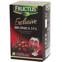 Caj Brusnica 51% brusnice Fructus 44g
