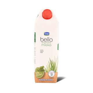 Sveze mleko organsko Bello 2,8%mm 1l