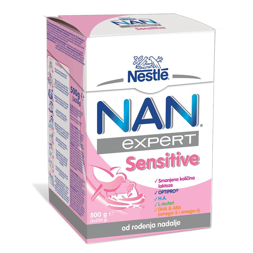 Mleko za bebe Nan Sensitive 500g pocetno