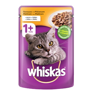Hrana/pilet.u zeleu kesa Whiskas 100g