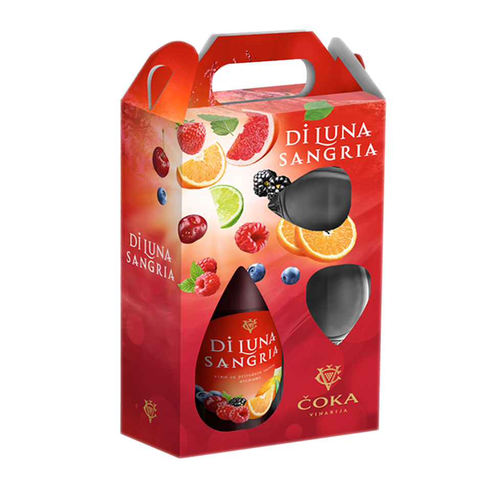 Vino Sangrija sa dve case Vinopr.Coka