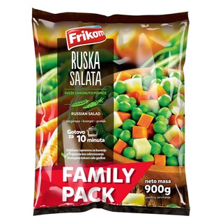 Smrz. Povr. Ruska salata 900g