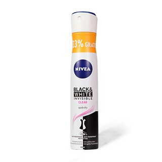 Dezod. Black&White Clear Nivea XL 200ml