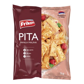 Smrz.pita vanila malina Frikom 1kg