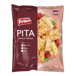 Smrz.pita vanila malina Frikom 1kg